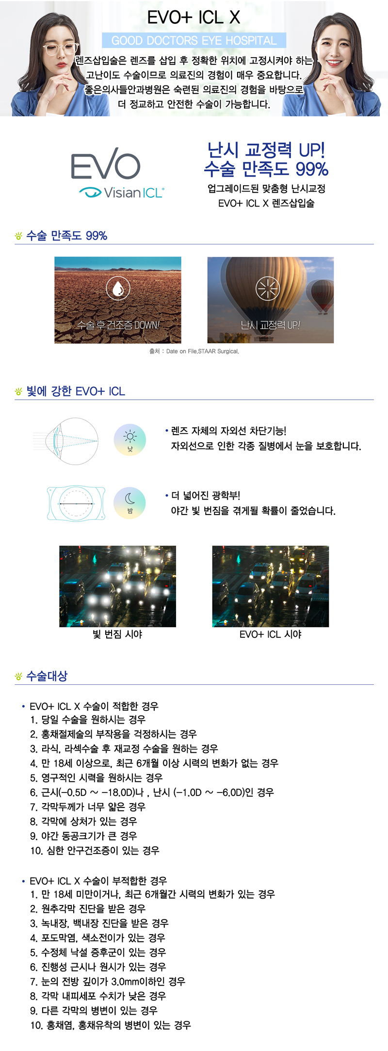 안압측정검사 중인 남성